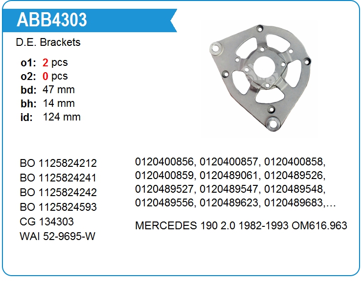 Крышка генератора Bosch 1125824242 (134303)