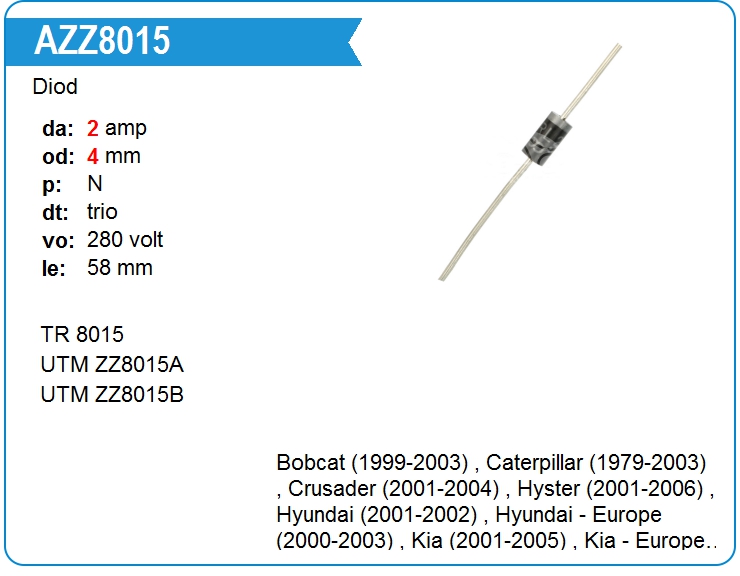 Диод генератора Hitachi L16013351 (8015)