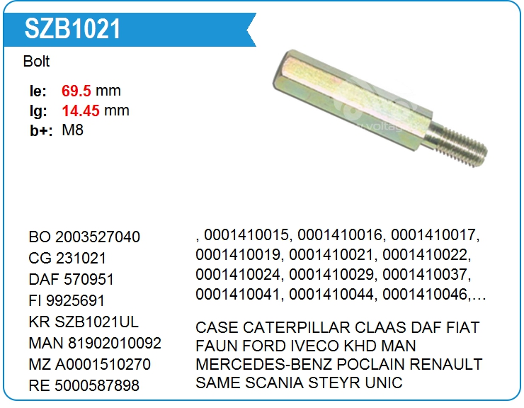 Шпилька Bosch 2003527040 (231021)