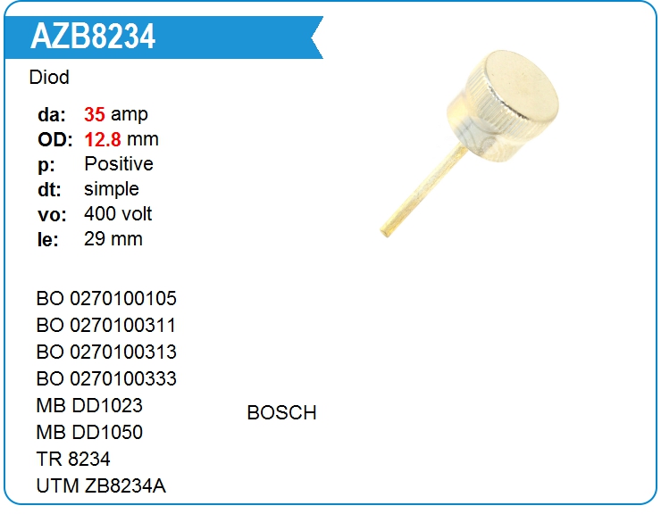 Диод MBC DD1050 (8234)