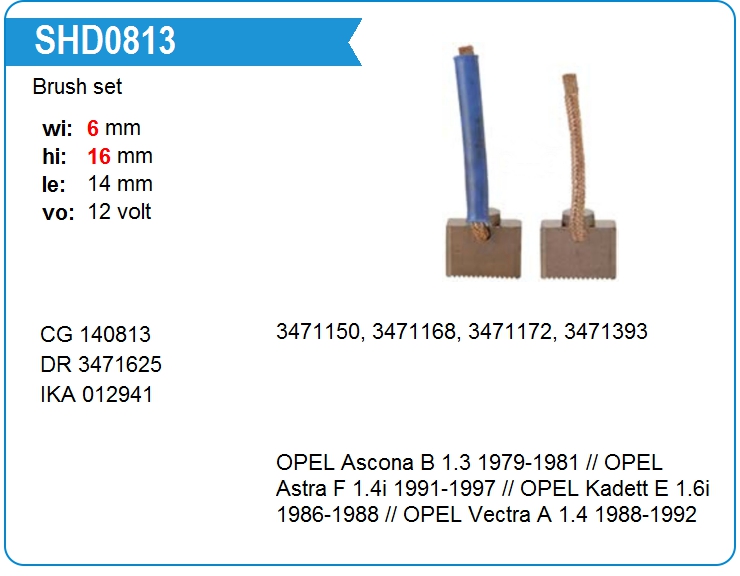 Щётки PI RX120/0(2) (140813)