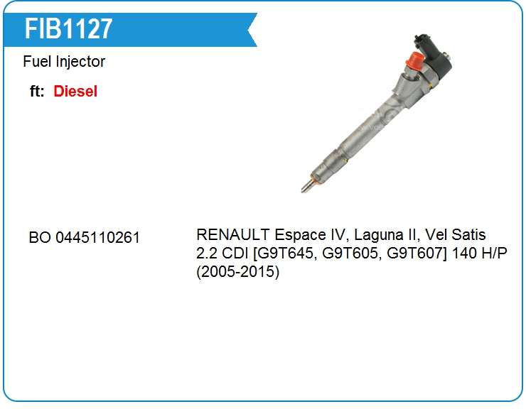 Форсунка топливная Renault 8200484408 (FIB1127)