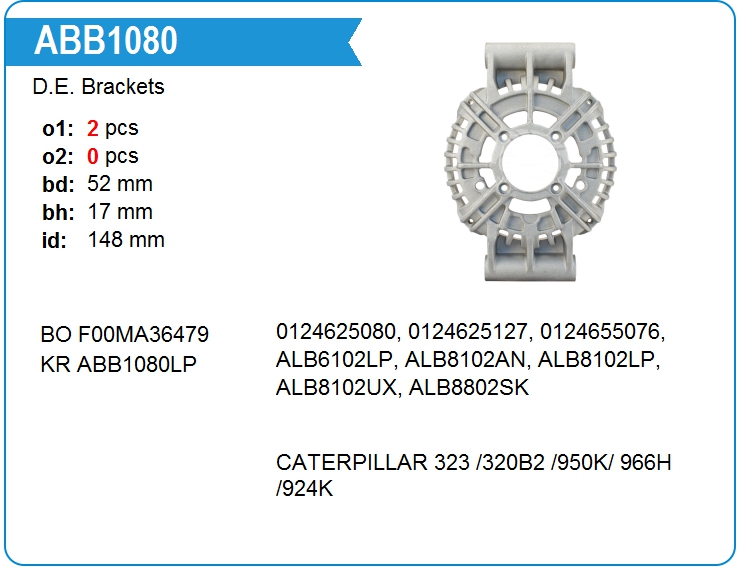 Крышка генератора передняя Bosch F00MA36479 (ABB1080)