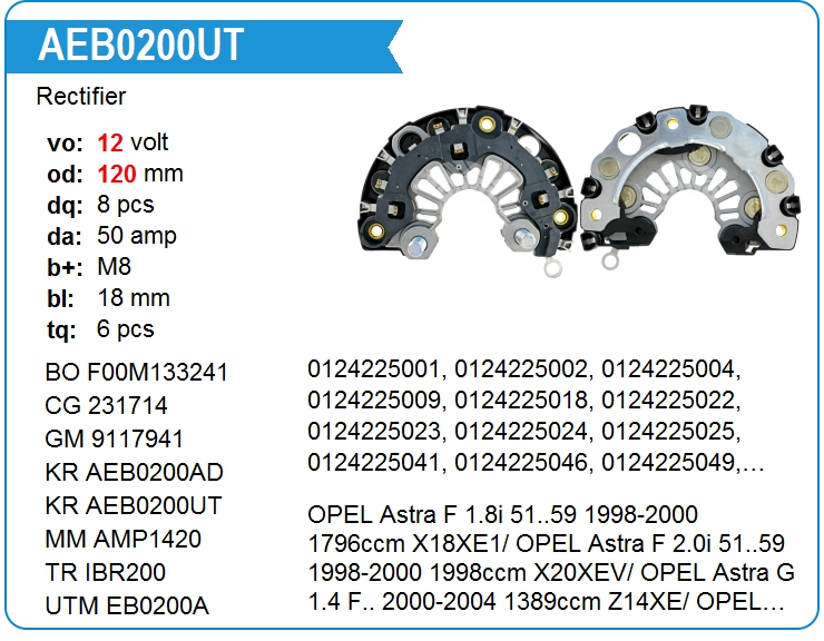 Диодный мост генератора KRAUF AEB0200UT (AEB0200UT)