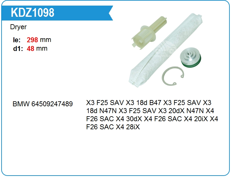 Осушитель кондиционера KRAUF KDZ1098YU (KDZ1098YU)