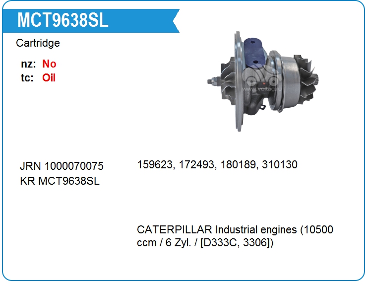 Картридж для турбокомпрессора KRAUF MCT9638SL (MCT9638SL)