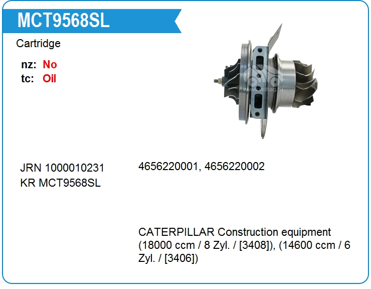 Картридж для турбокомпрессора KRAUF MCT9568SL (MCT9568SL)