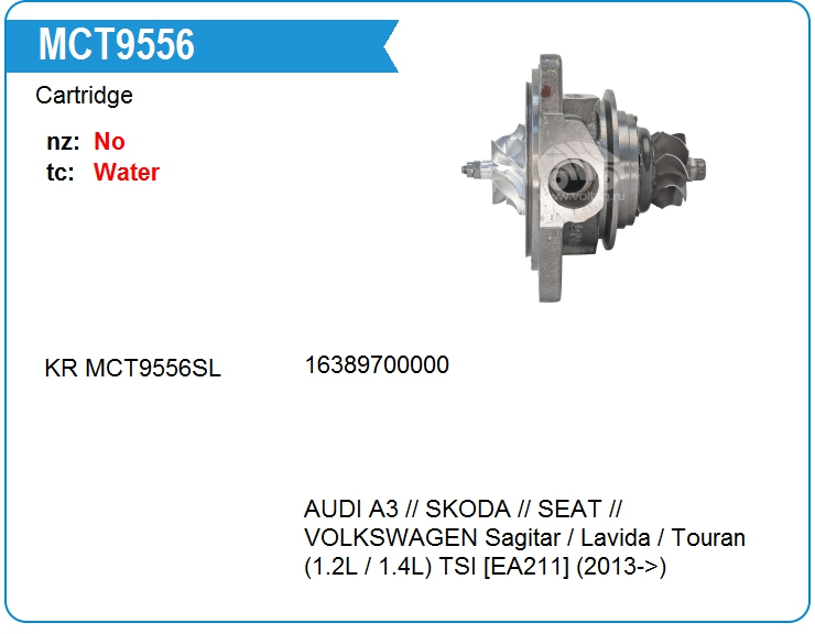 Картридж для турбокомпрессора E&E B01-000BR (MCT9556)