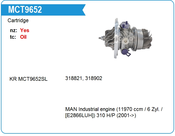 Картридж для турбокомпрессора E&E S3-084 (MCT9652)