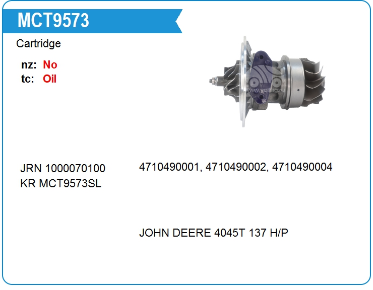 Картридж для турбокомпрессора KRAUF MCT9573RF (4463110006)