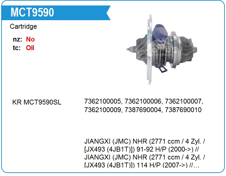 Картридж для турбокомпрессора KRAUF MCT9590BE (MCT9590BE)