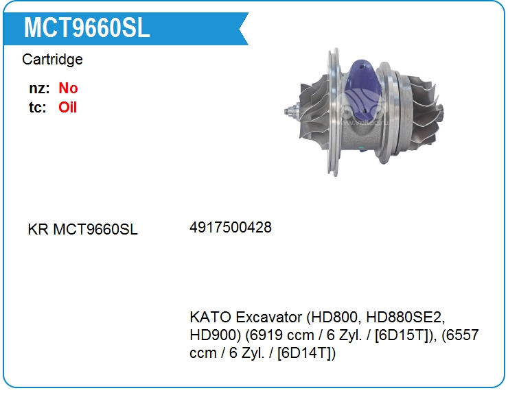 Картридж для турбокомпрессора KRAUF MCT9660SL (MCT9660SL)