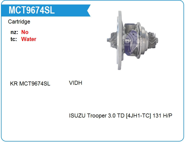 Картридж для турбокомпрессора KRAUF MCT9674SL (MCT9674SL)