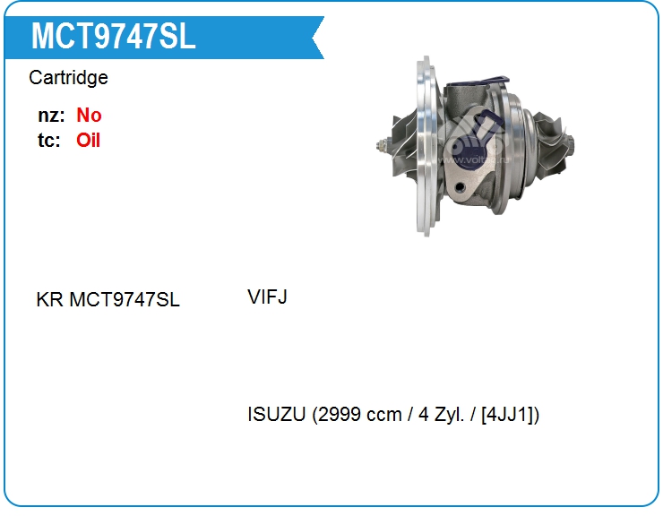 Картридж для турбокомпрессора KRAUF MCT9747SL (MCT9747SL)
