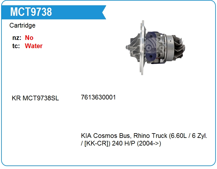 Картридж для турбокомпрессора GRT 4474500321 (MCT9738)