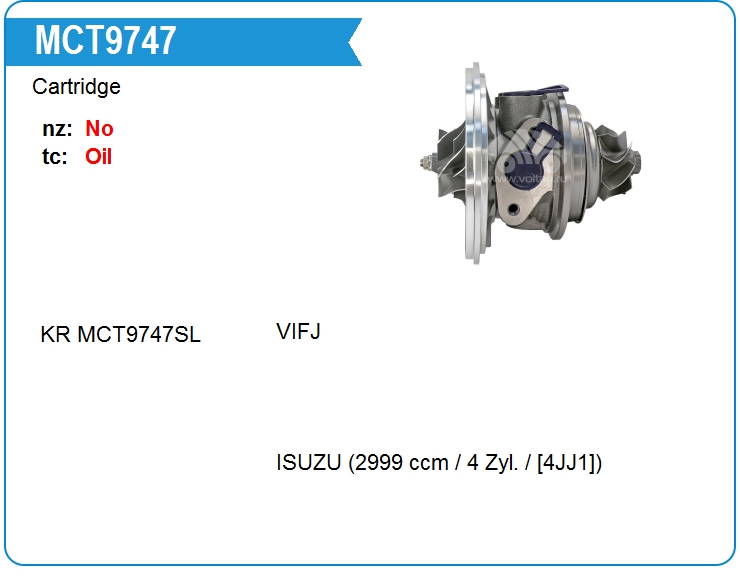 Картридж для турбокомпрессора E&E RHF5-115 (MCT9747)