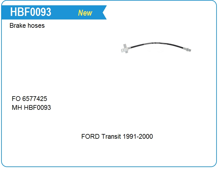 Шланг тормозной Ford 92VB2282AA (HBF0093)
