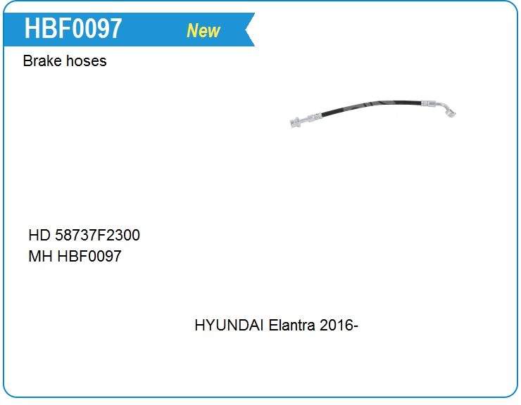 Шланг тормозной Hyundai 58737F2300 (HBF0097)