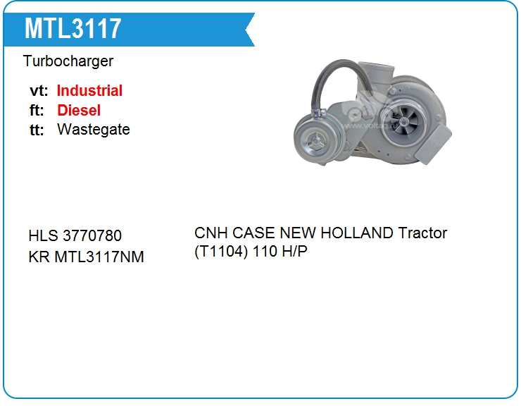 Турбокомпрессор KRAUF MTL3117WS (3770780)