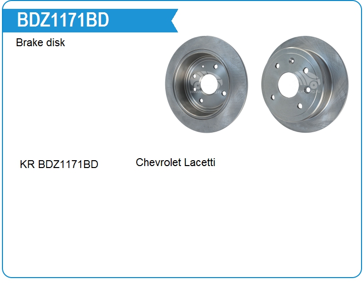 Диск тормозной KRAUF BDZ1171BD (BDZ1171BD)