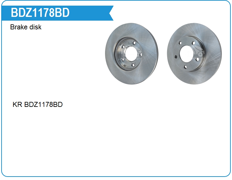 Диск тормозной KRAUF BDZ1178BD (BDZ1178BD)