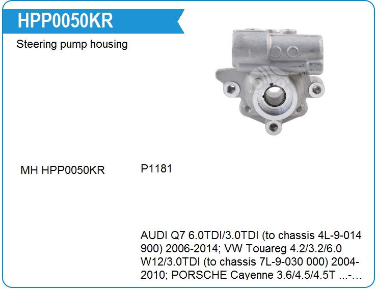 Корпус насоса ГУР Motorherz HPP0050KR (HPP0050KR)
