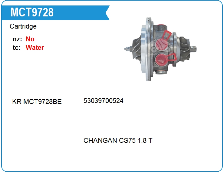 Картридж для турбокомпрессора KRAUF MCT9728SL (on53039700197)