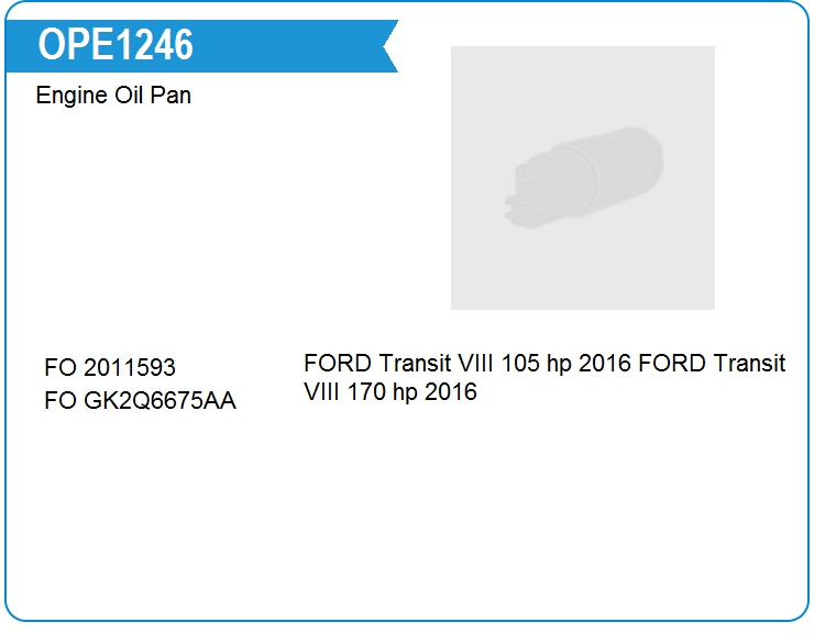 Поддон масляный ДВС KRAUF OPE1246MO (2011593)