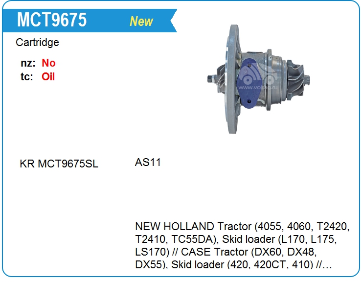 Картридж для турбокомпрессора E&E RHF4-042 (MCT9675)