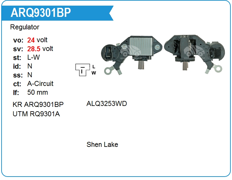 Регулятор генератора KRAUF ARQ9301BP (ARQ9301BP)