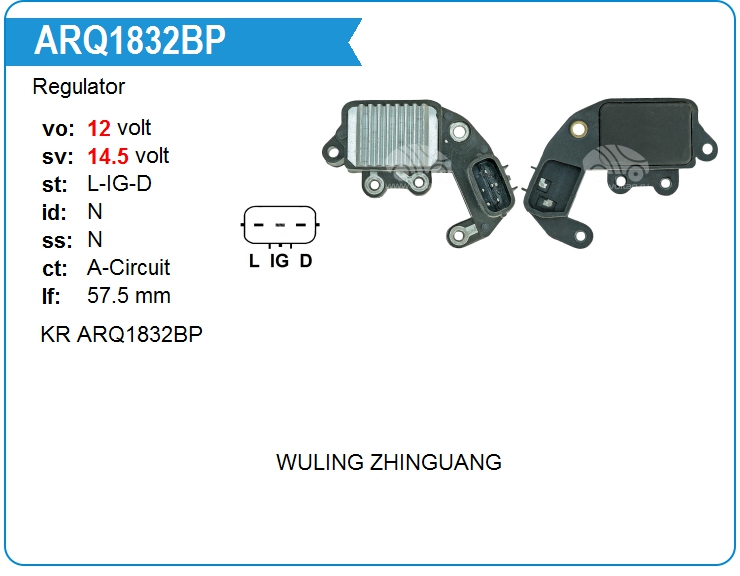 Регулятор генератора KRAUF ARQ1832BP (ARQ1832BP)