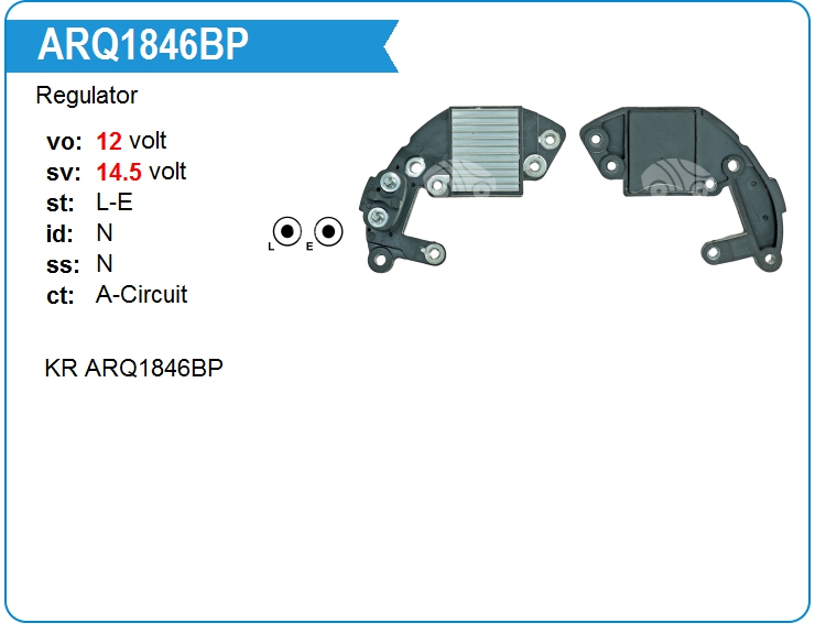 Регулятор генератора KRAUF ARQ1846BP (ARQ1846BP)