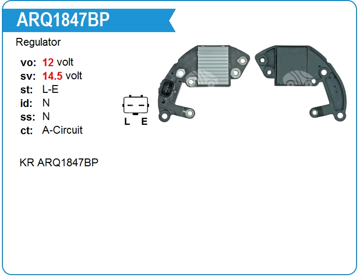 Регулятор генератора KRAUF ARQ1847BP (ARQ1847BP)