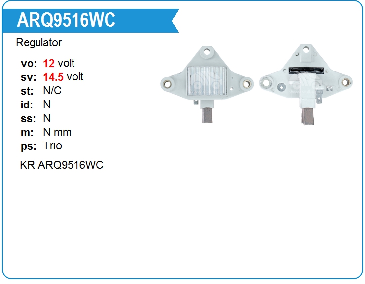Регулятор генератора KRAUF ARQ9516WC (ARQ9516WC)