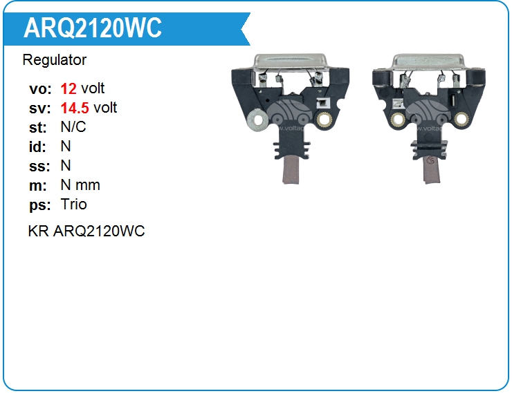 Регулятор генератора KRAUF ARQ2120WC (ARQ2120WC)