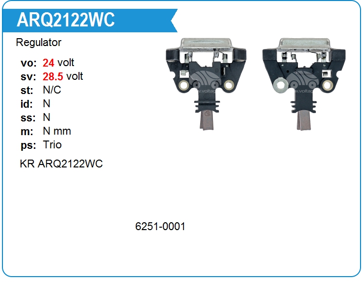 Регулятор генератора KRAUF ARQ2122WC (ARQ2122WC)