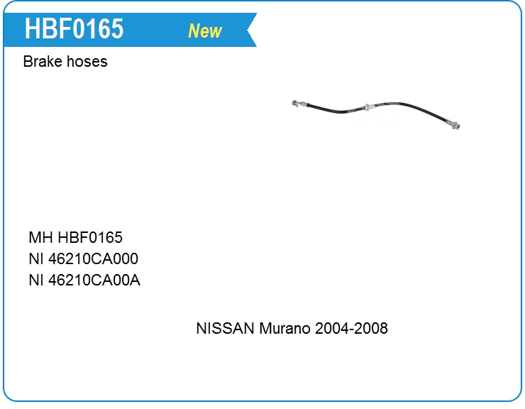 Шланг тормозной Nissan 46210CA00A (HBF0165)