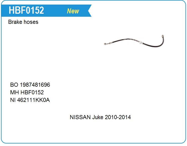 Шланг тормозной Nissan 462111KK1A (HBF0152)