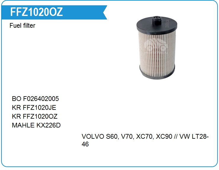Фильтр топливный KRAUF FFZ1020OZ (FFZ1020OZ)