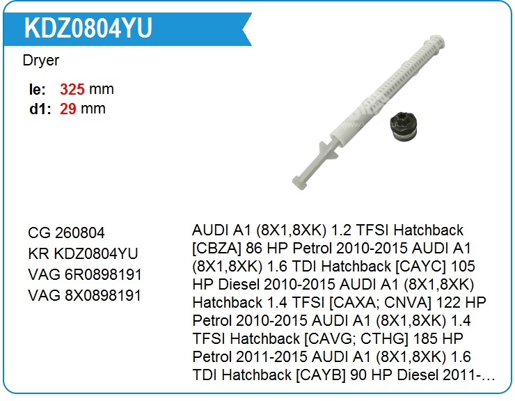 Осушитель кондиционера KRAUF KDZ0804YU (KDZ0804YU)