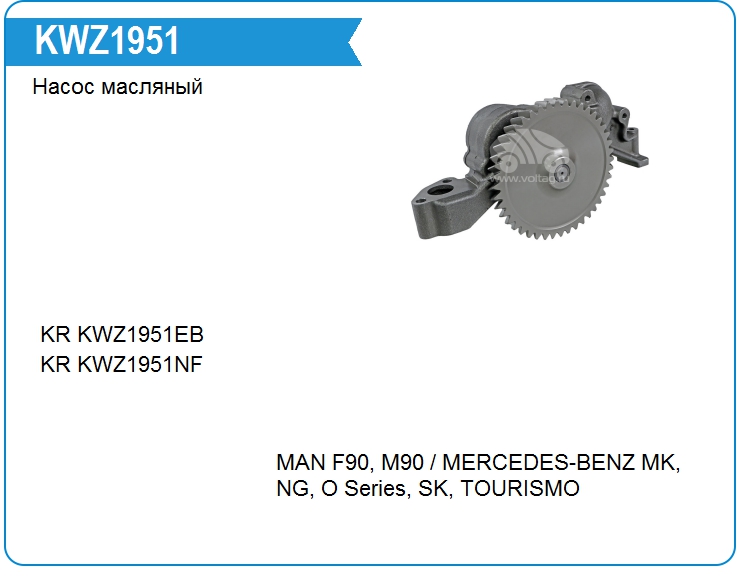 Насос масляный Mercedes Benz A8312000570 (A8312000570)
