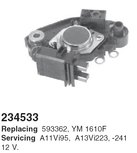 Регулятор генератора Valeo 2541939B (230786)