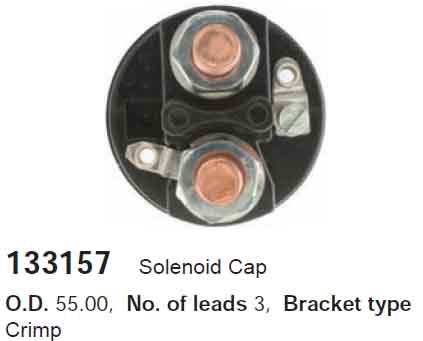 Крышка втягивающего реле стартера Cargo 133157 (133157)